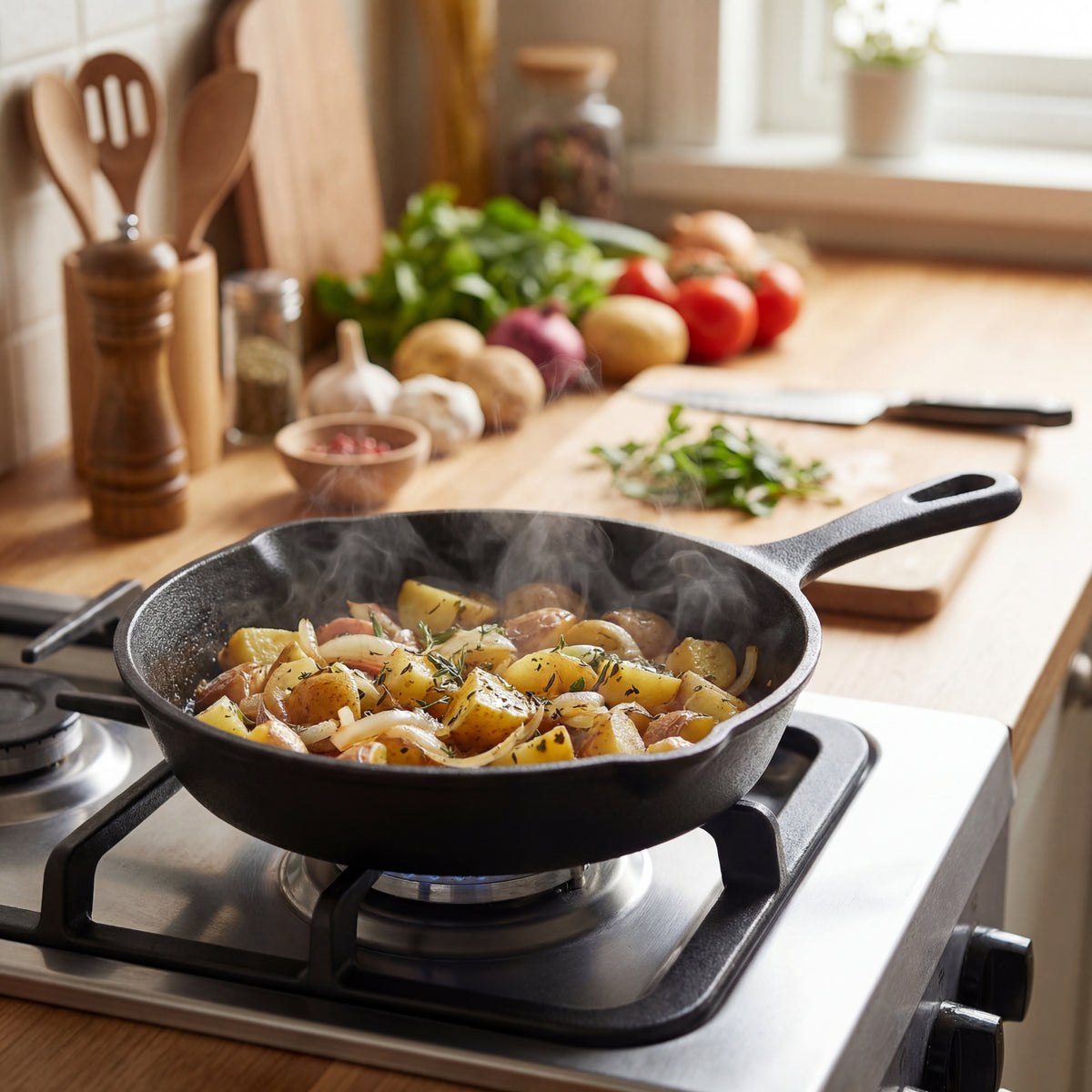 3-Piece Cast Iron Skillet Set
