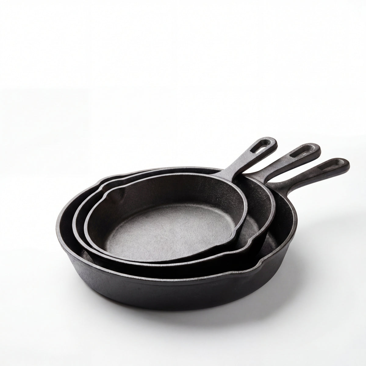 3-Piece Cast Iron Skillet Set