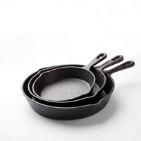 3-Piece Cast Iron Skillet Set