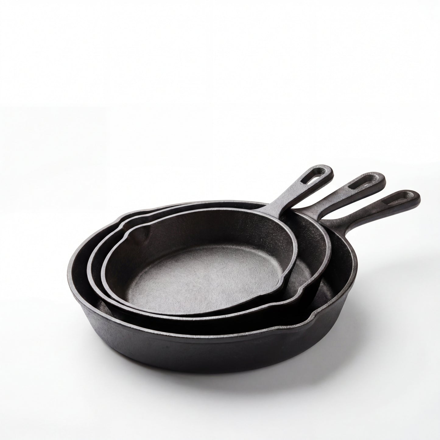3-Piece Cast Iron Skillet Set